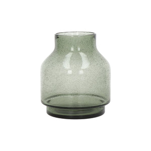 Vase en verre fumé - H18cm