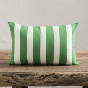 Coussin Rayure Verte